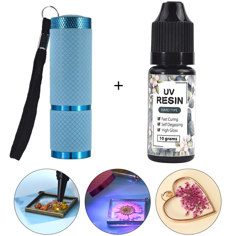 Epoxy Uv Resin Kit - 10G 25G Resin UV Keras DIY