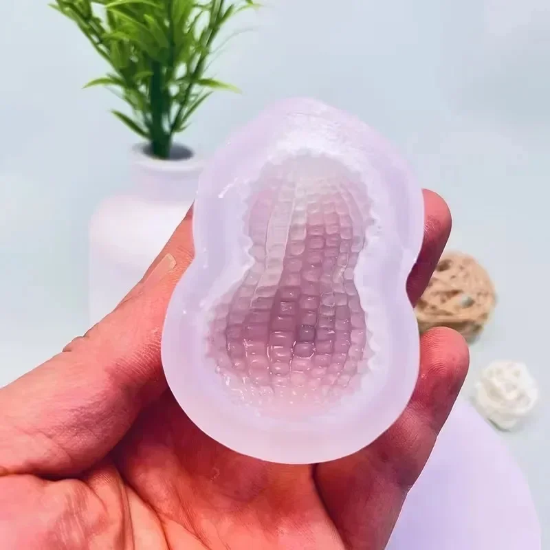 Resin Crafts - 3 Buah Cetakan Silikon Kacang Simulasi