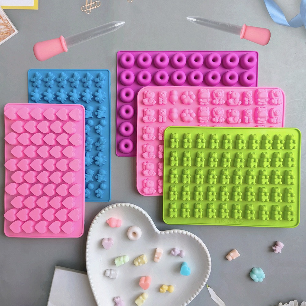 Silicone Mold Tray - 7 Buah Cetakan Silikon Permen dengan
