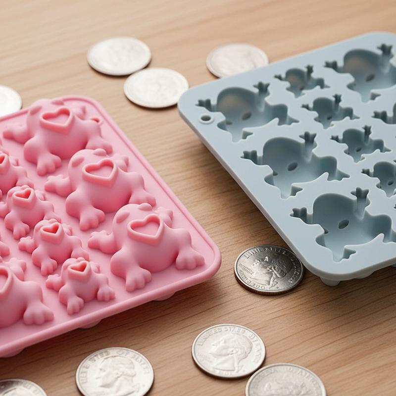 Silicone Mold Tray - Cetakan Silikon Katak, Cetakan Cokelat Permen