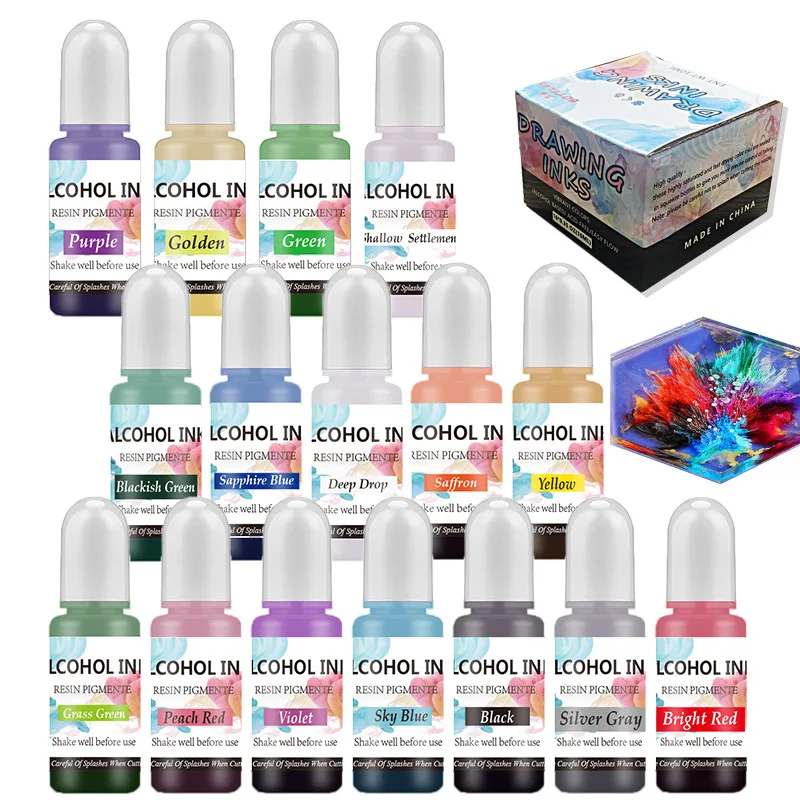 Epoxy Uv Resin Kit - Set Pigmen Warna untuk Resin Epoksi