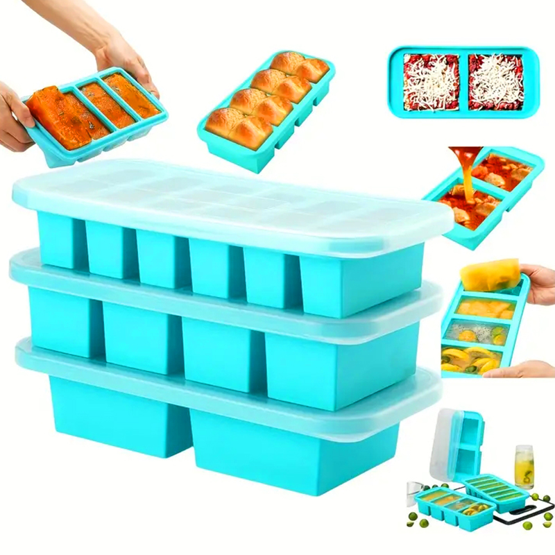 Serving Tray Mold - Cetakan Baki Beku Silikon 2 atau