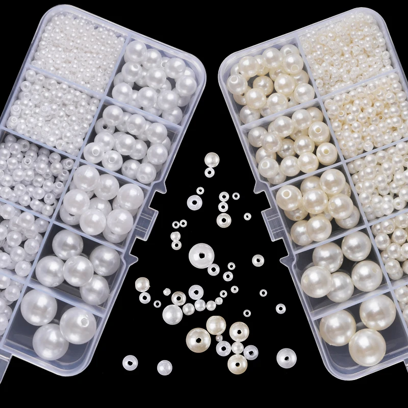 Resin Crafts - 800pcs Manik-manik Resin Mutiara Imitasi Kit