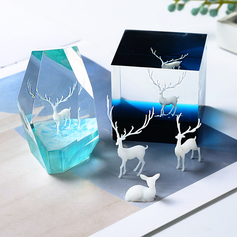 Resin Ocean Wave Mold - SNASAN 6 Buah 3D Pemandangan Angsa