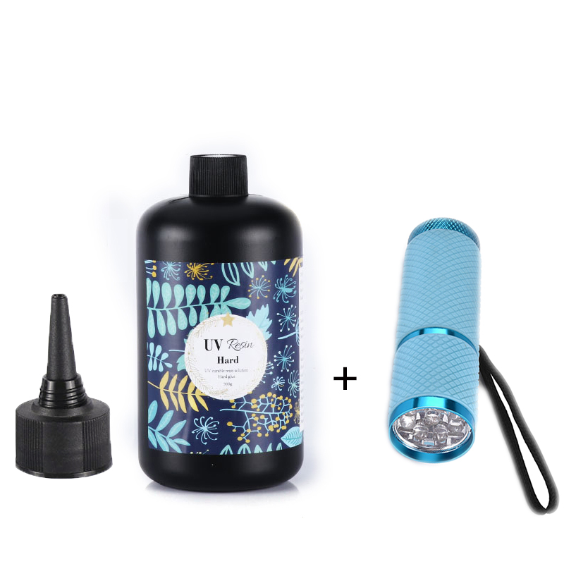 Epoxy Uv Resin Kit - Set lampu UV lem Epoxy UV
