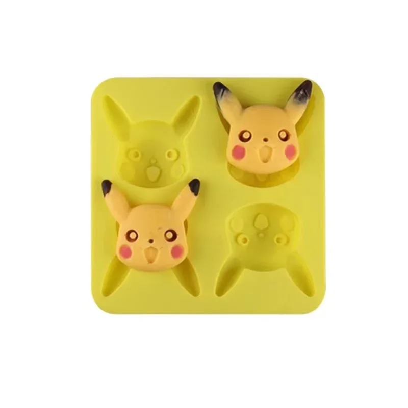 Silicone Mold Tray - Cetakan Cokelat Silikon Pikachu Baru, Cetakan
