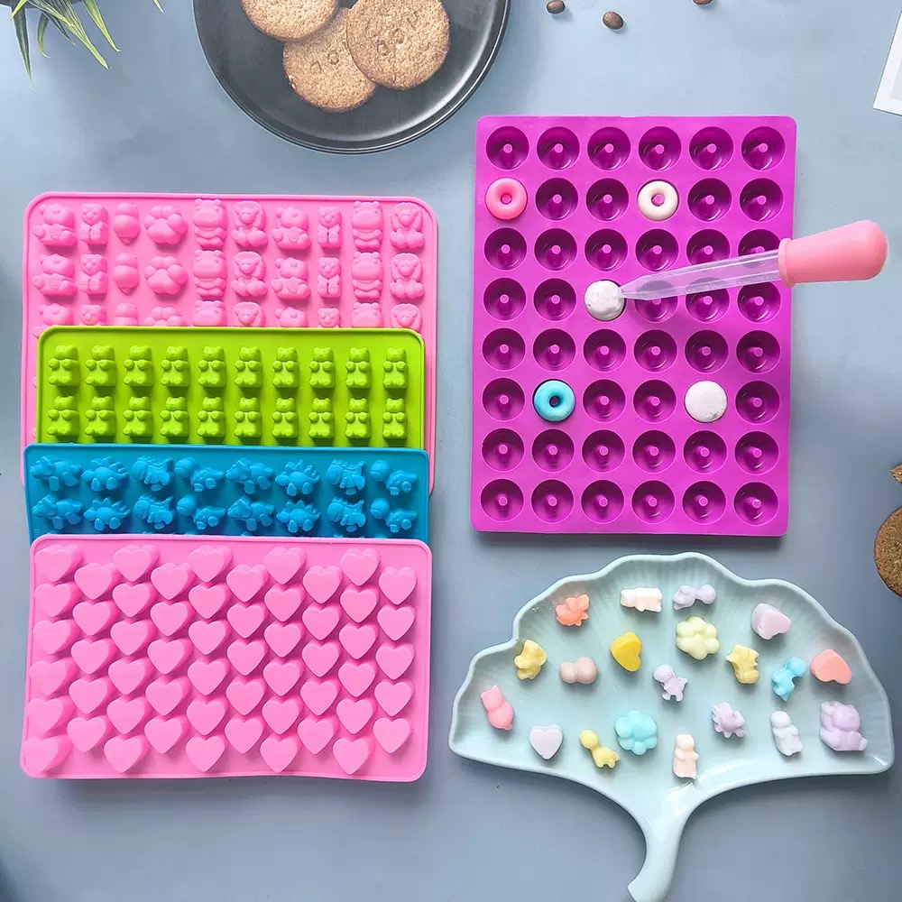 7 Buah Cetakan Silikon Permen  - Silicone Mold Tray ulasan dan harga