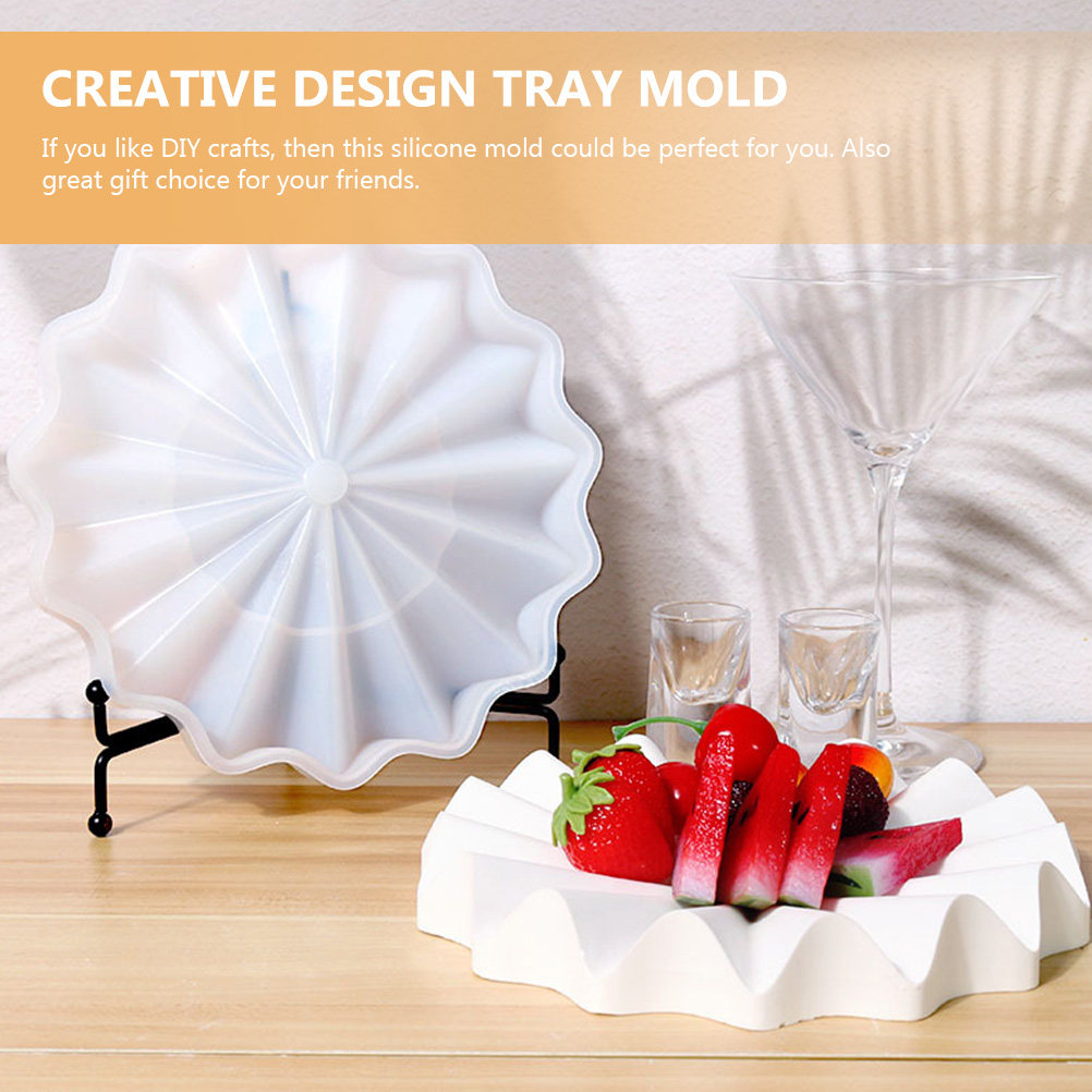 Cetakan Nampan Gelombang Silik - Serving Tray Mold ulasan dan harga