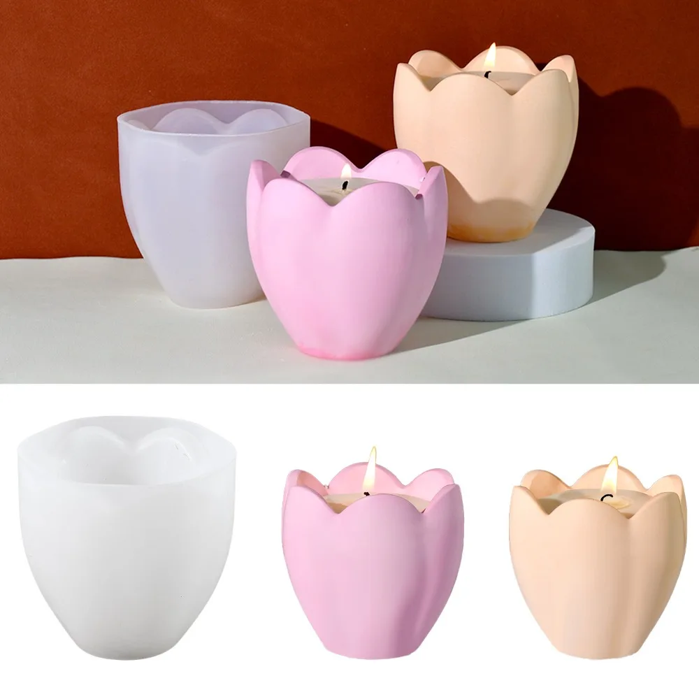Pemegang Lilin Tulip silikon c - Flower Preservation Resin ulasan dan harga