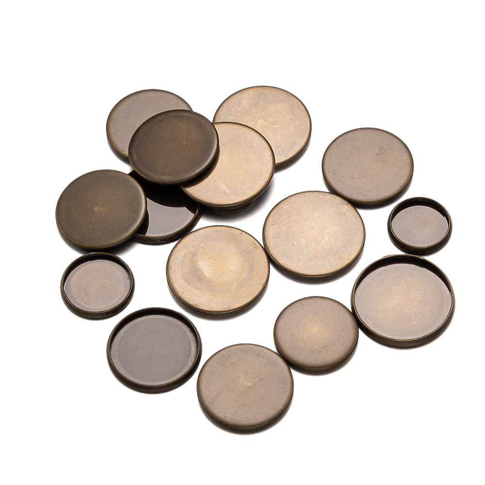 20 buah nampan bulat datar per - Bezels Set Pendant ulasan dan harga
