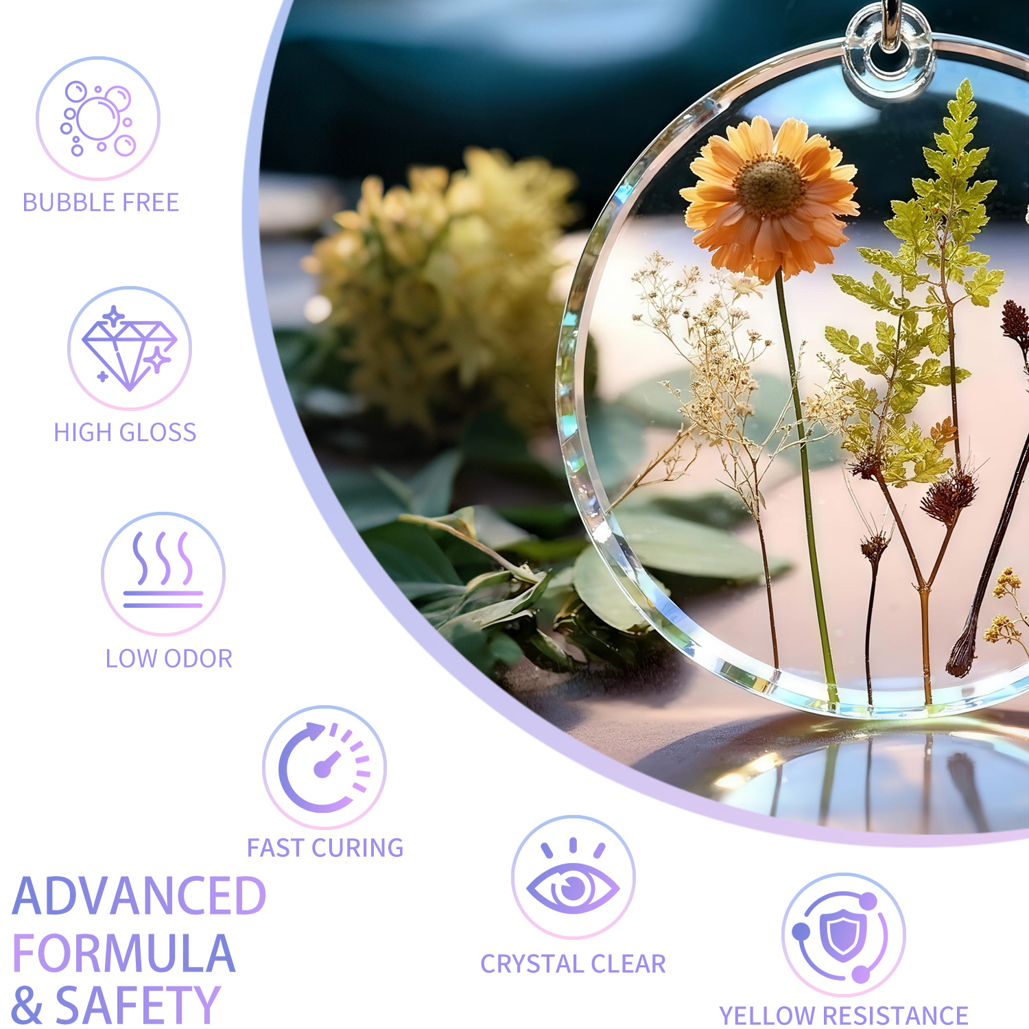 Resin UV 200g Kristal Jernih,  - Epoxy Uv Resin Kit ulasan dan harga