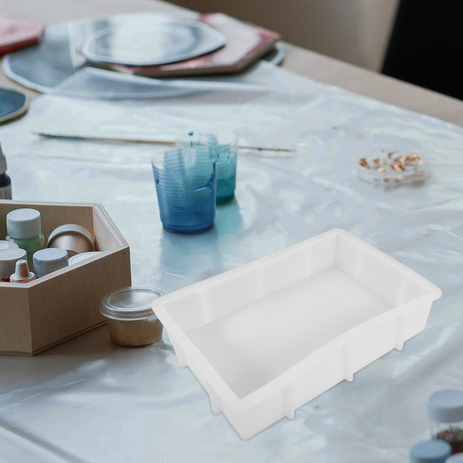 Cetakan Silikon Resin Persegi  - Silicone Mold Tray ulasan dan harga