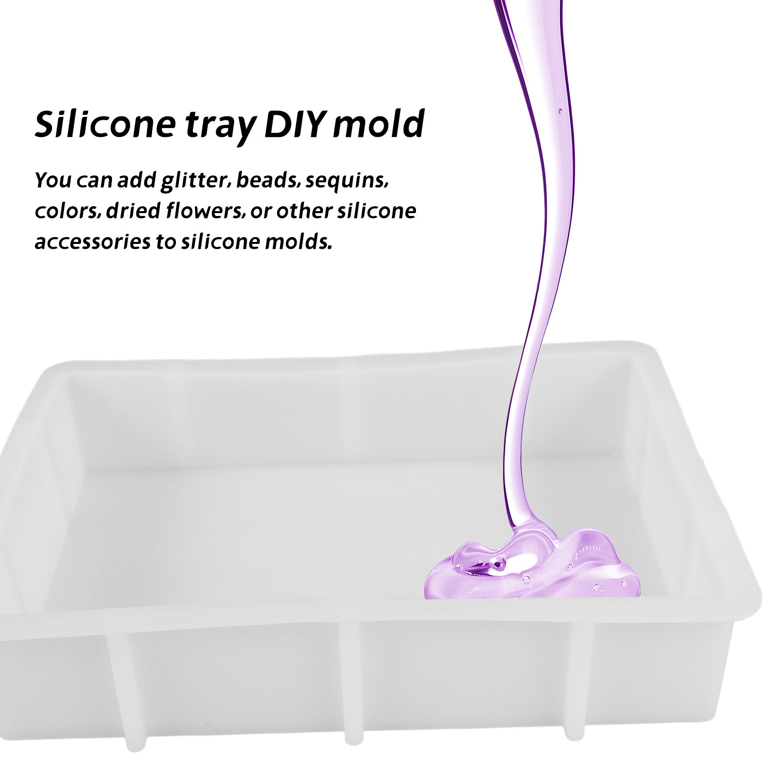 Cetakan Silikon Resin Persegi  - Silicone Mold Tray ulasan dan harga