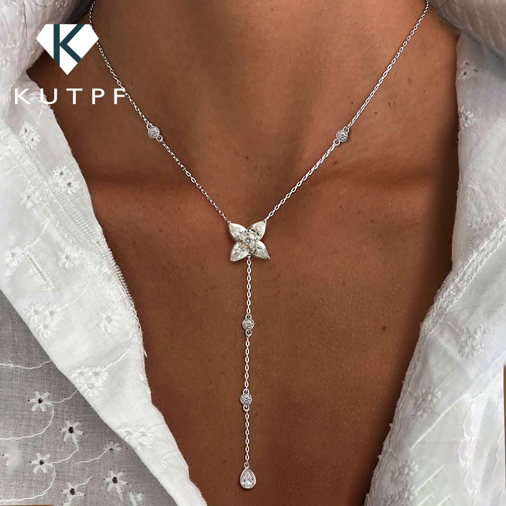 Kalung Liontin Moissanite Berb - Bezels Set Pendant ulasan dan harga