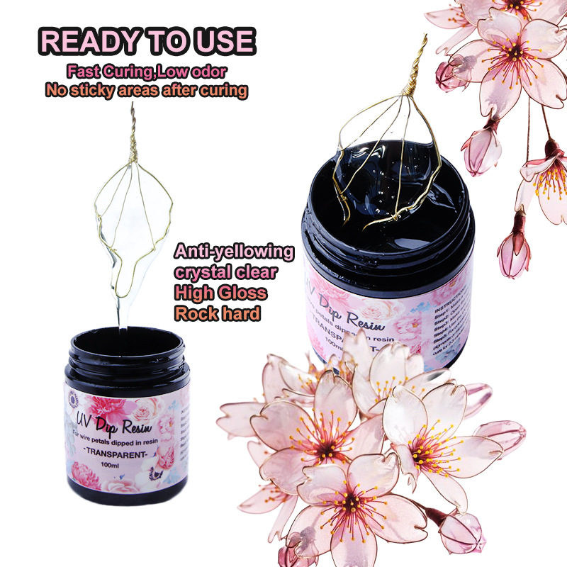 UV DIP lem Resin UV membuat bu - Flower Preservation Resin ulasan dan harga