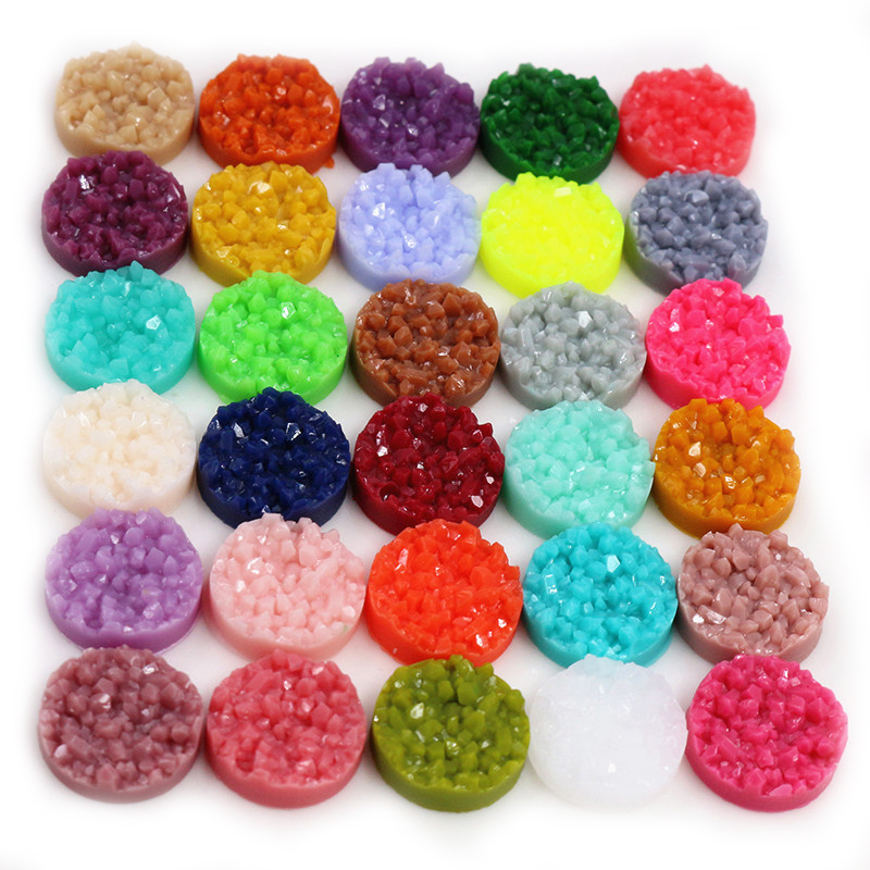 40 Buah Resin Druzy Cabochons  - Resin Craft Projects ulasan dan harga
