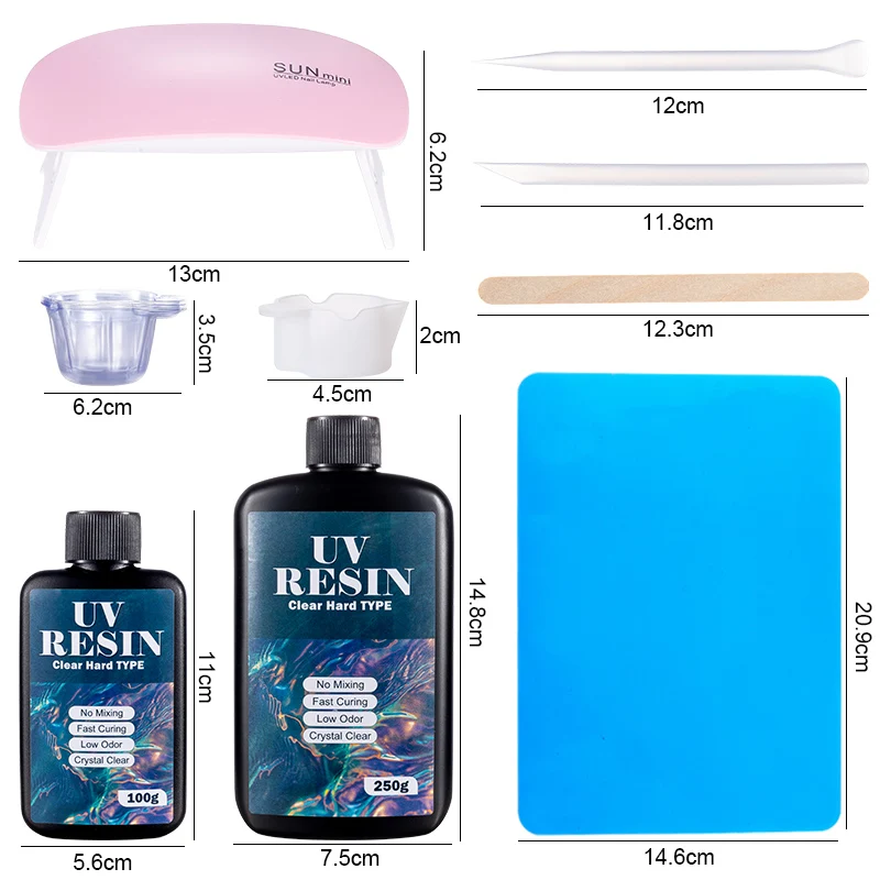 Kit Lem Resin UV Keras Lem UV  - Epoxy Uv Resin Kit ulasan dan harga