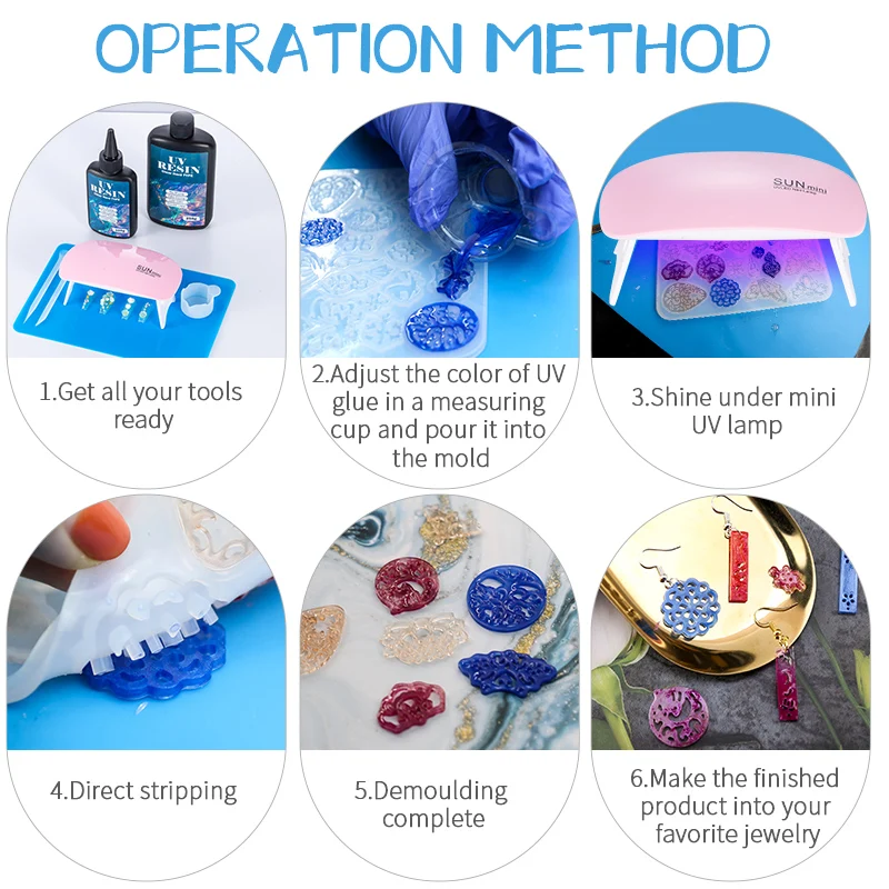 Kit Lem Resin UV Keras Lem UV  - Epoxy Uv Resin Kit ulasan dan harga