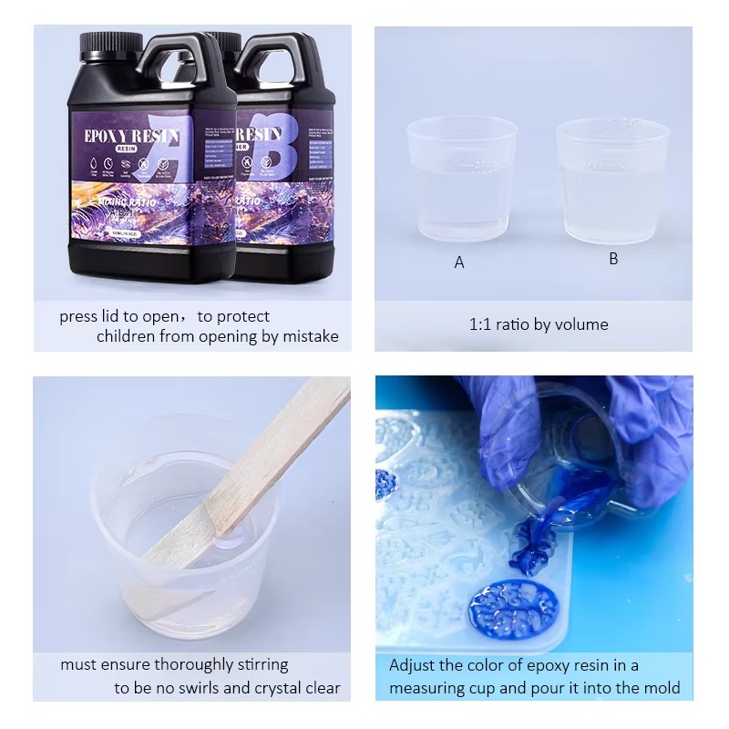 Campuran Mudah 1:1 Kit Resin E - Epoxy Uv Resin Kit ulasan dan harga