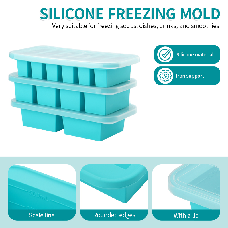 Cetakan Baki Beku Silikon 2 at - Serving Tray Mold ulasan dan harga