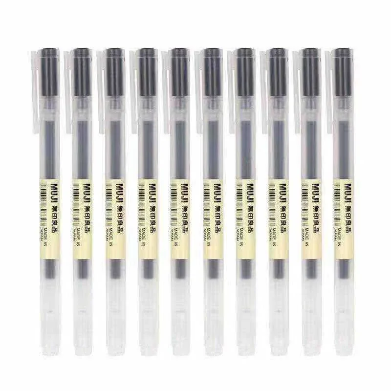 10-30 Buah/Set 0.38/0.5Mm Pena - Muji Stationery Gel Pen ulasan dan harga