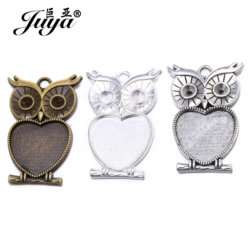 5 Buah 25 Mm Jantung Bentuk Bu - Bezels Set Pendant ulasan dan harga