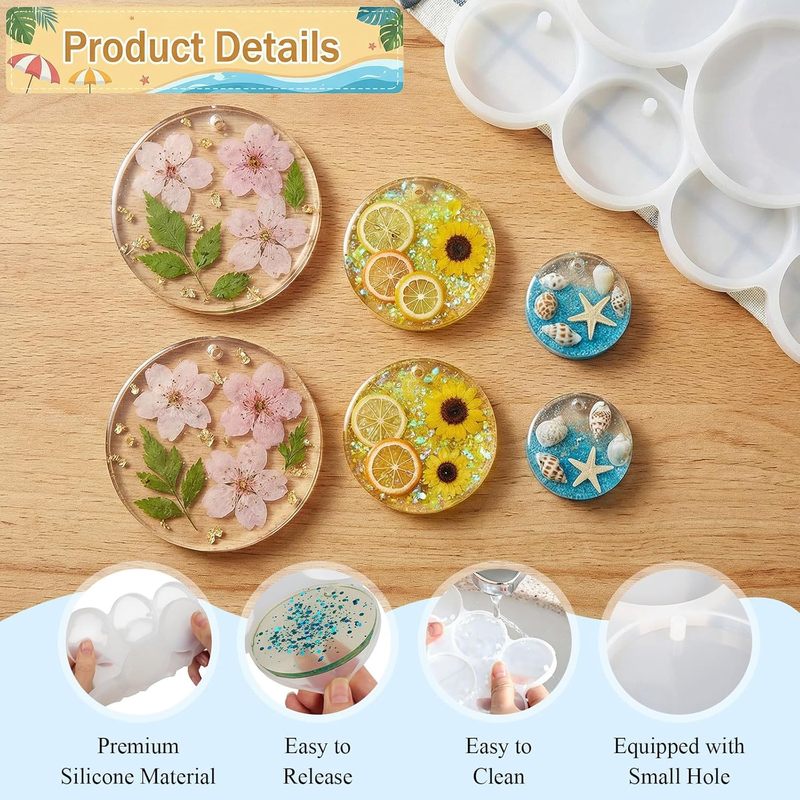 Set cetakan bulat, cetakan res - Resin Ocean Wave Mold ulasan dan harga