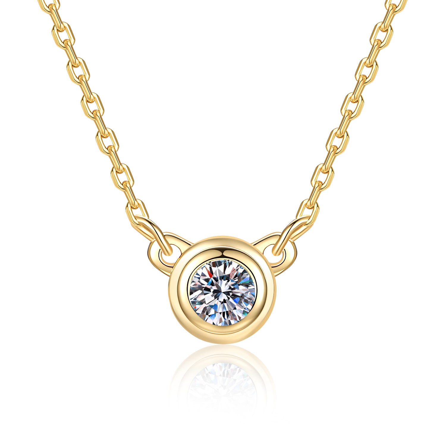 Kalung Liontin Perak Sterling  - Bezels Set Pendant ulasan dan harga