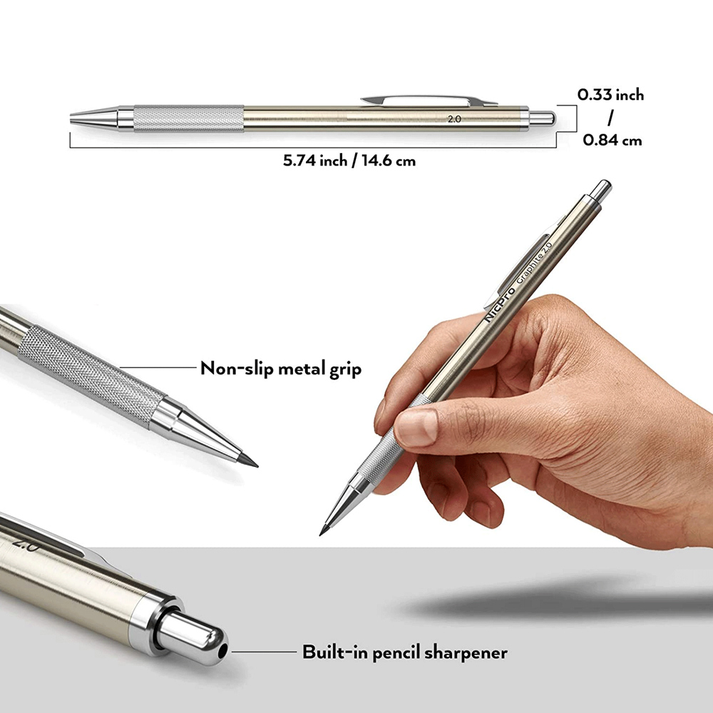 Pensil Mekanik 2.0Mm 2B Pensil - Staedtler Pencil Lumocolor ulasan dan harga