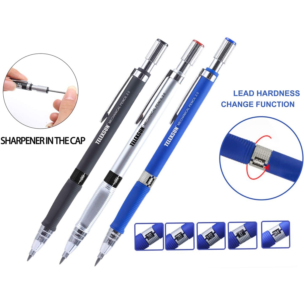 Pensil Mekanik 2.0Mm 2B Pensil - Staedtler Pencil Lumocolor ulasan dan harga