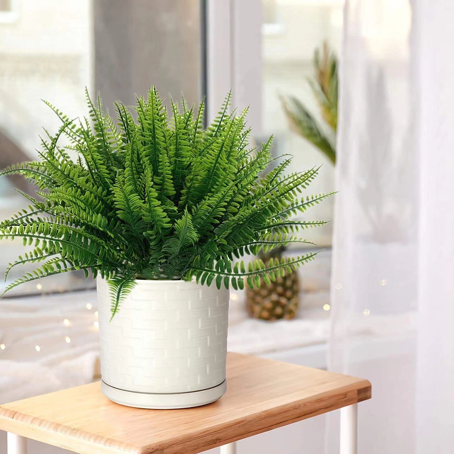 Bunga Pakis Persia Buatan dan  - Terrarium Moss Art ulasan dan harga
