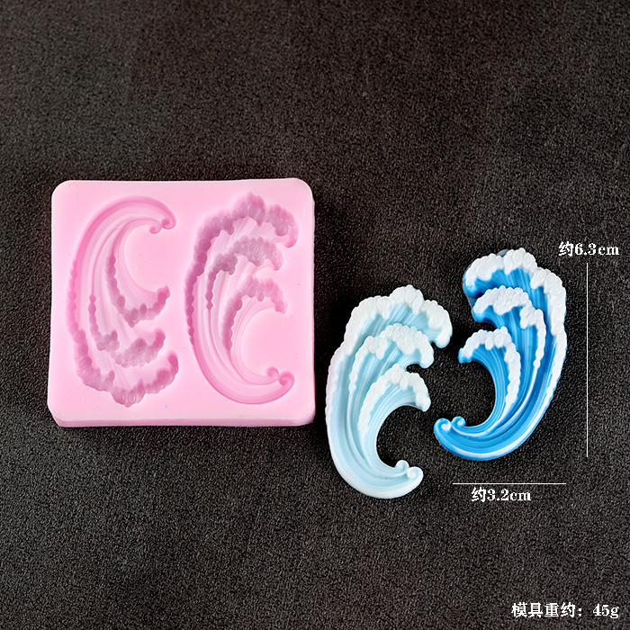 Cetakan kue silikon ombak laut - Resin Ocean Wave Mold ulasan dan harga