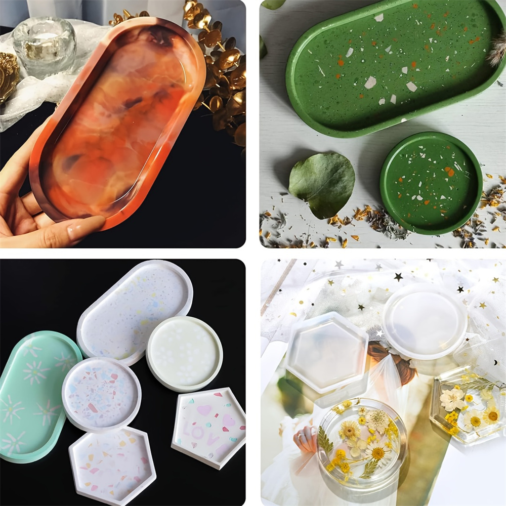 4 buah/set baki penyimpanan ce - Serving Tray Mold ulasan dan harga