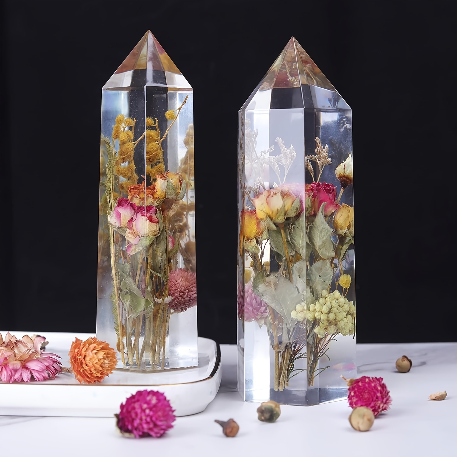 1 Buah Cetakan Silikon Resin M - Flower Preservation Resin ulasan dan harga