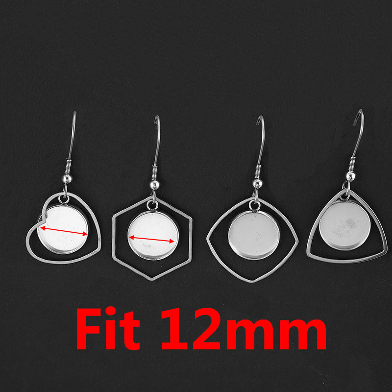 10 Buah Baki Baja Tahan Karat  - Bezels Set Pendant ulasan dan harga