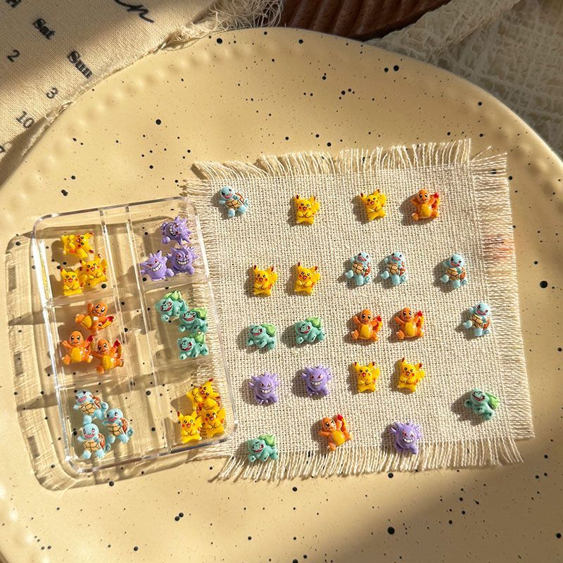 Aksesori seni kuku Pokemon, hi - Resin Crafts ulasan dan harga