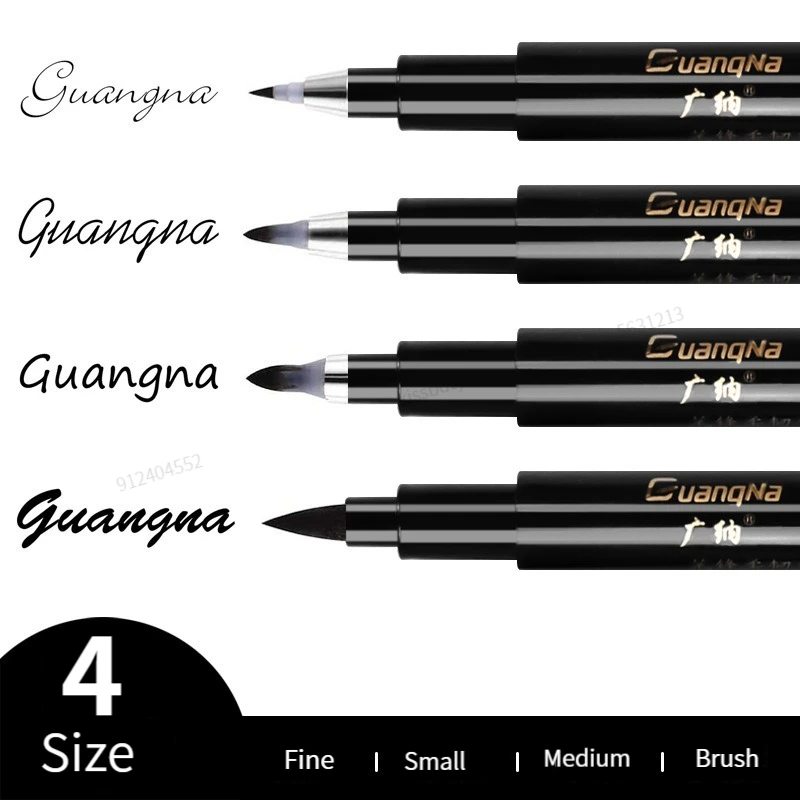 4Pcs/Set Pena Kaligrafi Pena S - Copic Marker Sketch ulasan dan harga