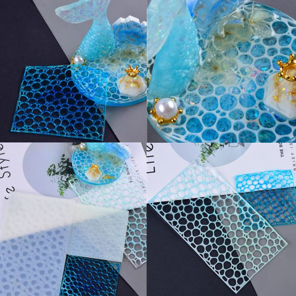 Kristal Water Epoxy Resin Ceta - Resin Ocean Wave Mold ulasan dan harga