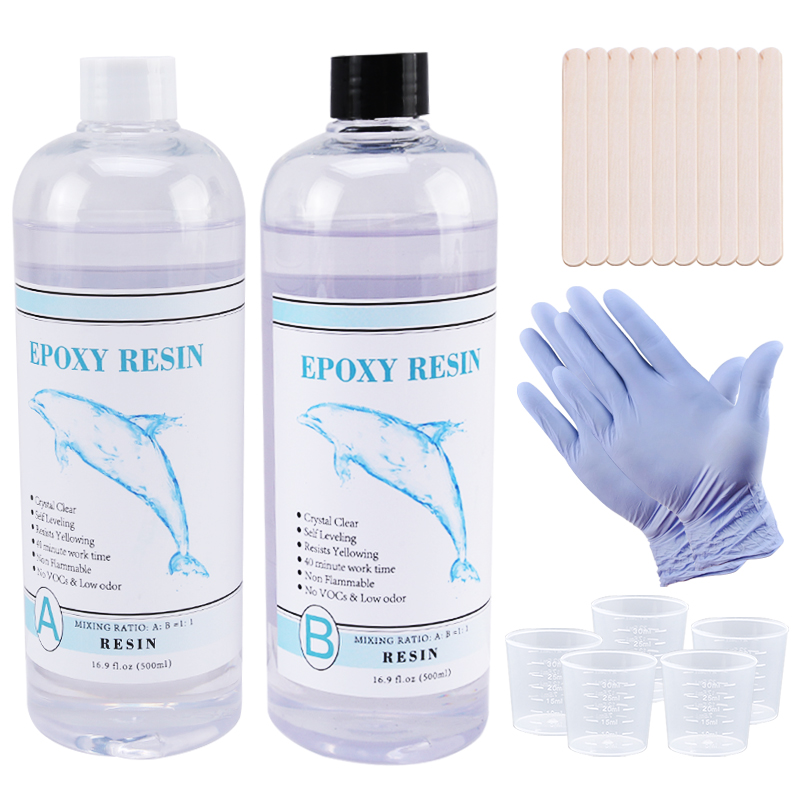 1:1 Jelas Epoksi Resin Kristal - Epoxy Uv Resin Kit ulasan dan harga