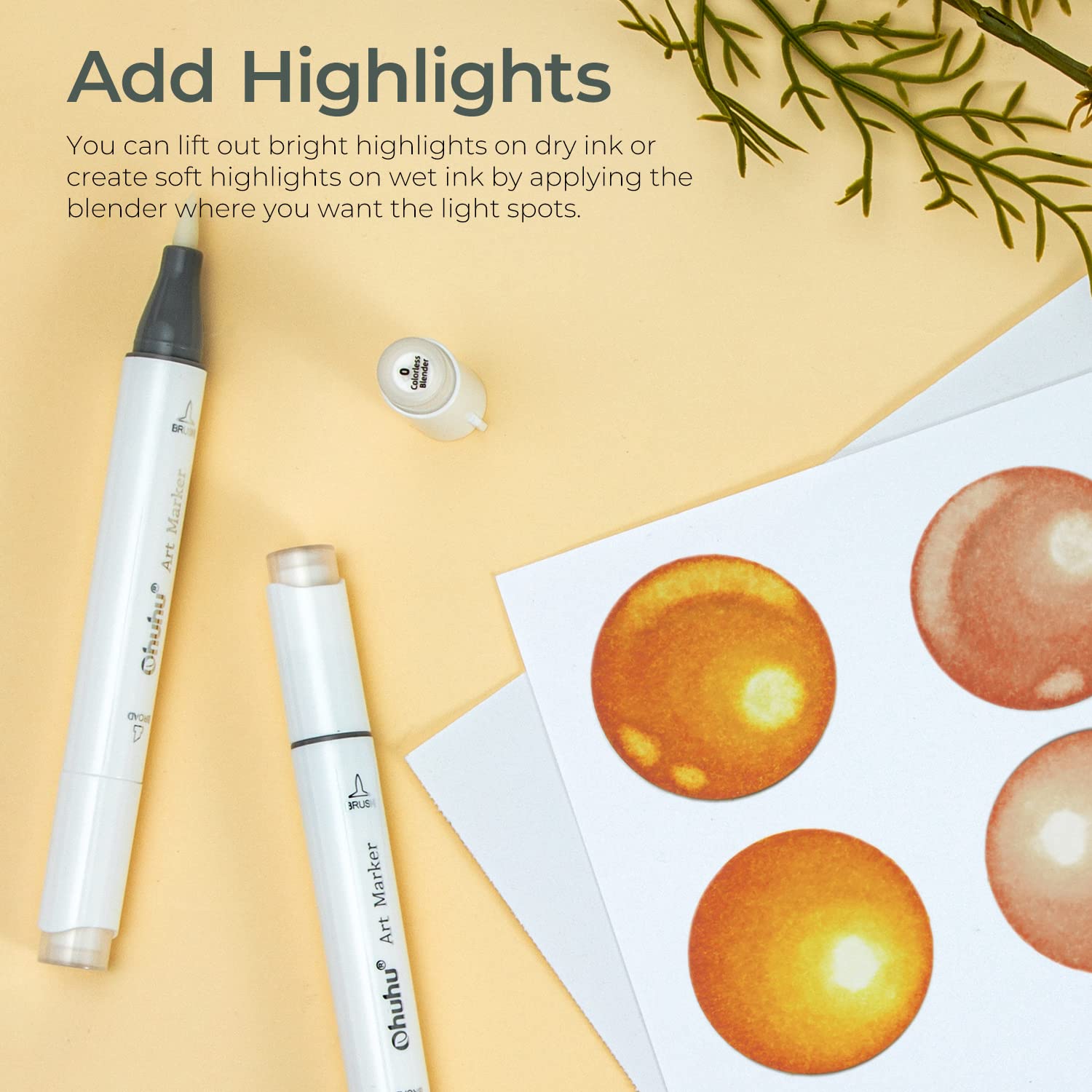Oshuhu push Blender tidak berw - Copic Marker Sketch ulasan dan harga