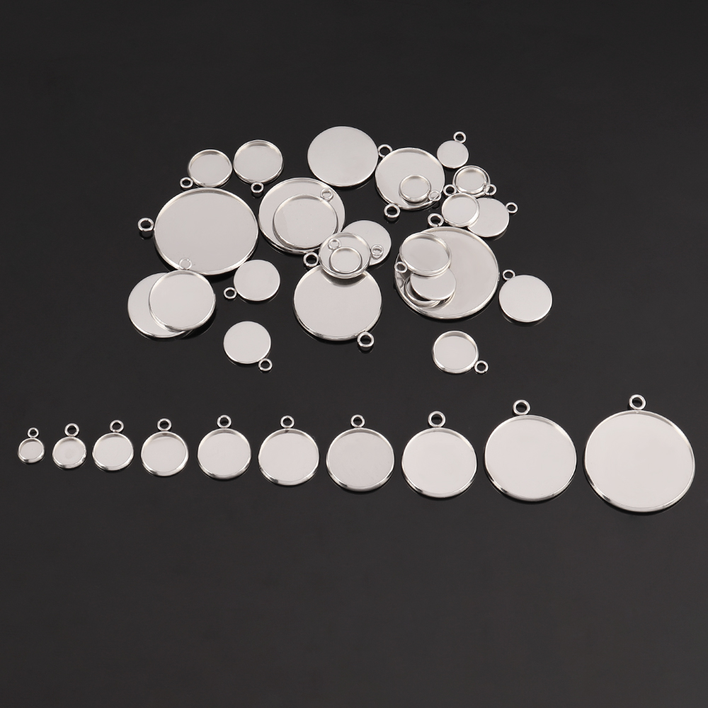 10Pcs Baki Liontin Kosong dari - Bezels Set Pendant ulasan dan harga