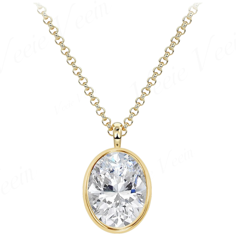 Veeie Veein Jewelry Kalung Lio - Bezels Set Pendant ulasan dan harga