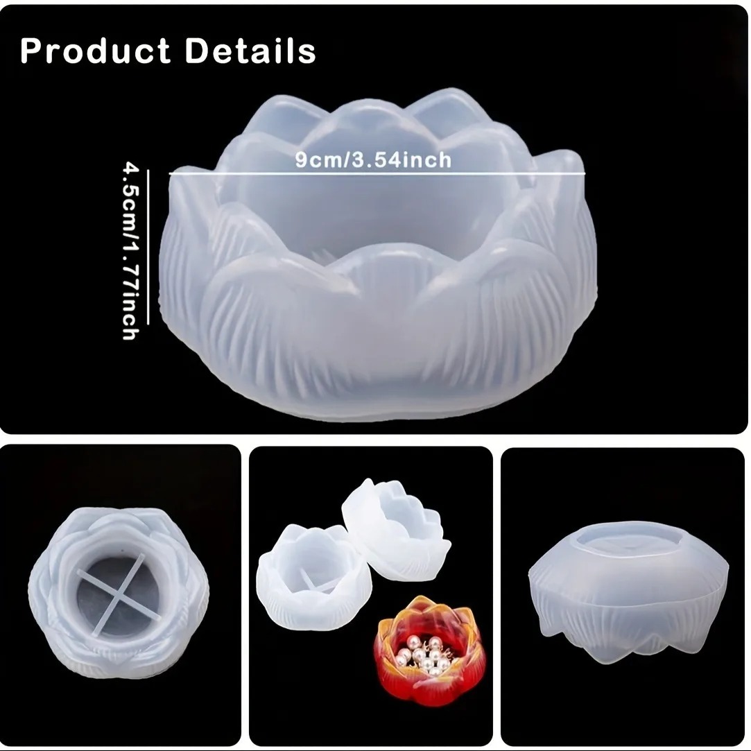 1 Buah Cetakan Resin Silikon B - Flower Preservation Resin ulasan dan harga