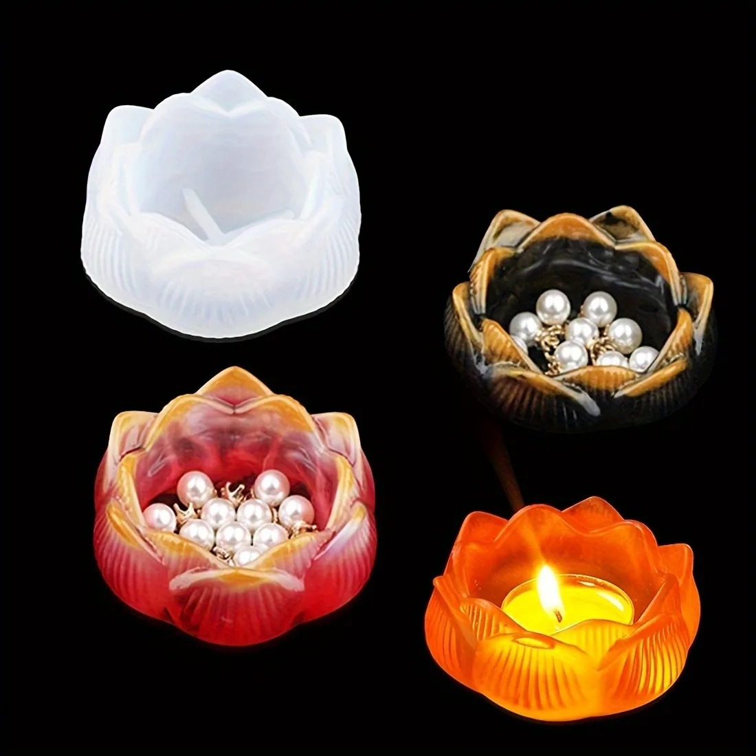 1 Buah Cetakan Resin Silikon B - Flower Preservation Resin ulasan dan harga