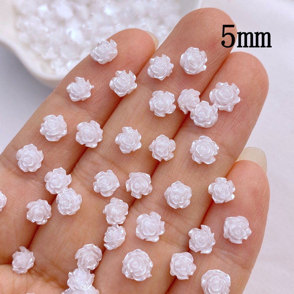 100 buah Mini lucu baru 5mm/7m - Flower Preservation Resin ulasan dan harga