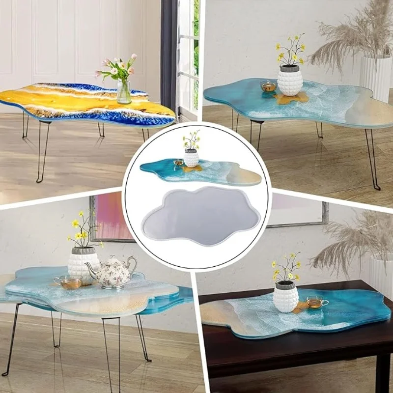 Cetakan meja Resin besar 24 in - Serving Tray Mold ulasan dan harga
