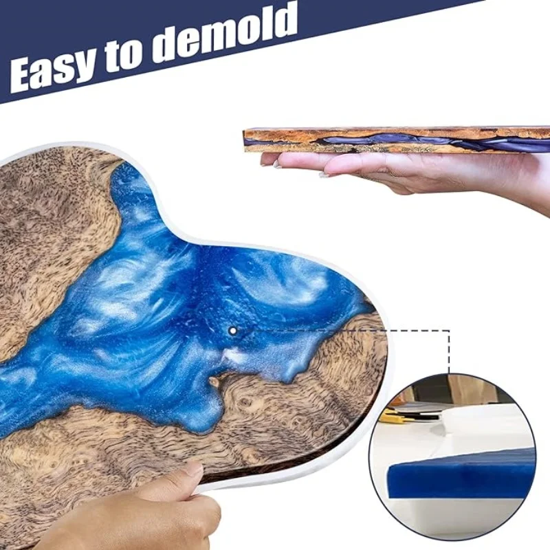 Cetakan meja Resin besar 24 in - Serving Tray Mold ulasan dan harga