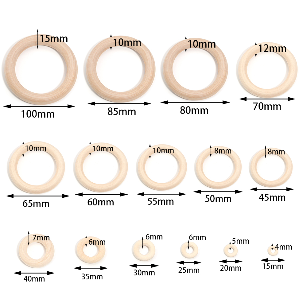 2-10 Buah/Lot Cincin Kayu Alam - Wood Ring Blank ulasan dan harga