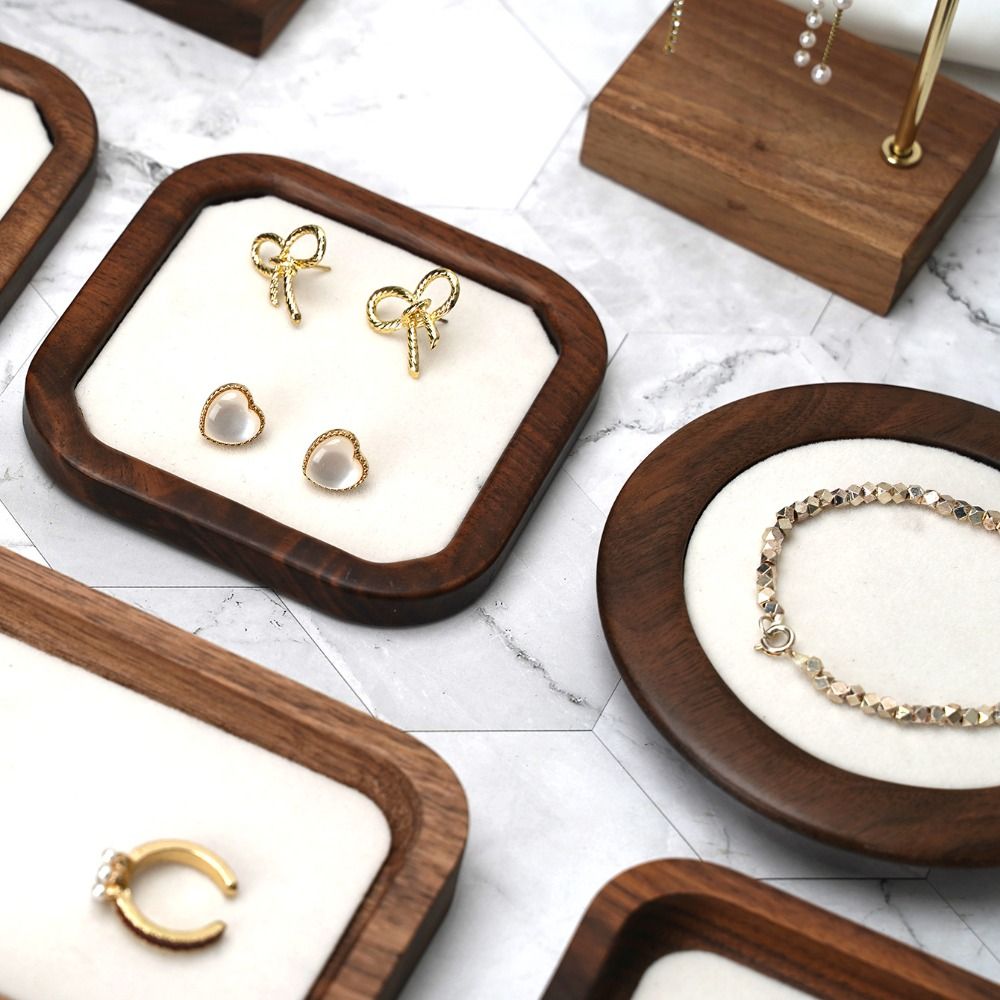 Nampan Kayu Geometris Sederhan - Wood Ring Blank ulasan dan harga