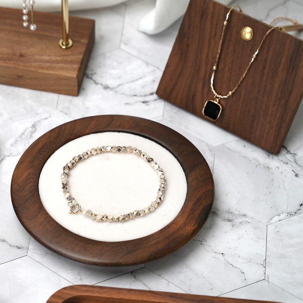 Nampan Kayu Geometris Sederhan - Wood Ring Blank ulasan dan harga